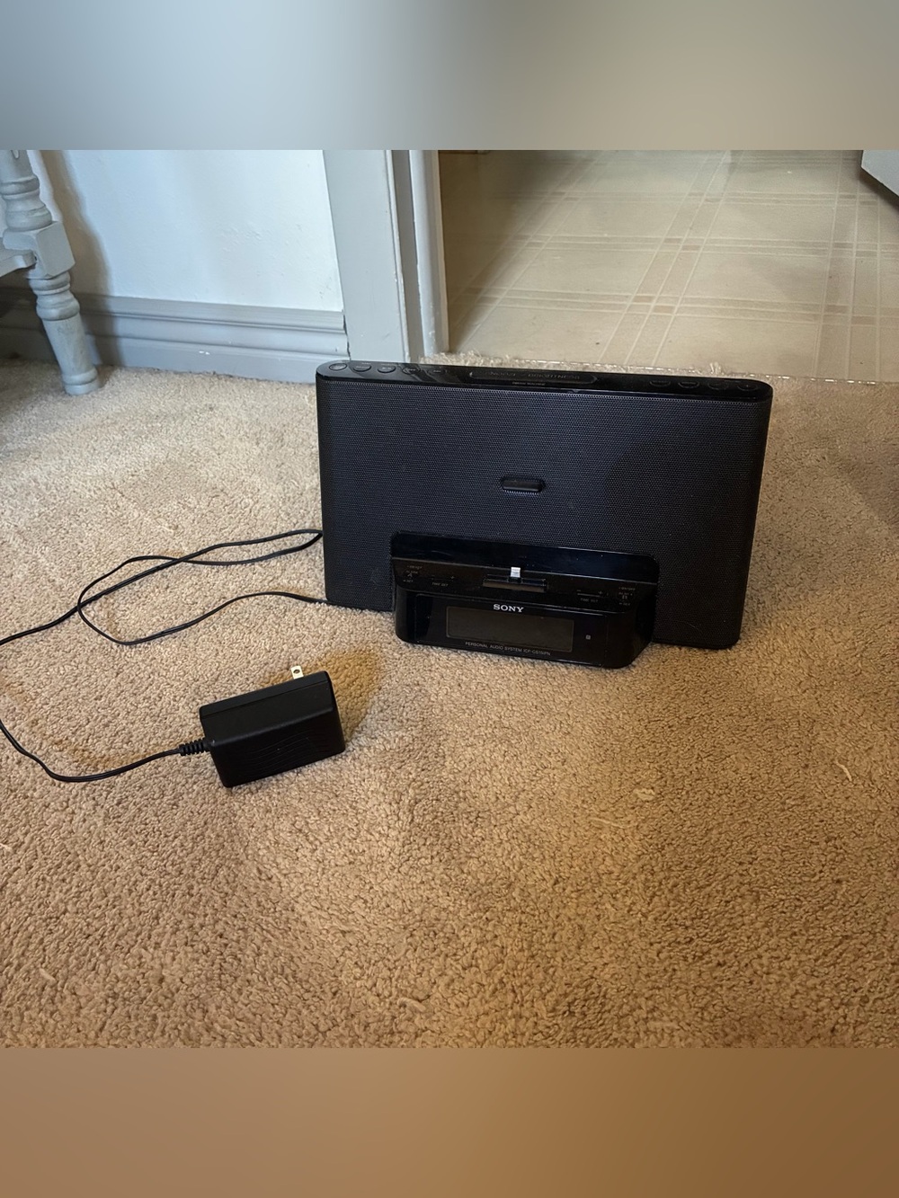 Sony ICF-CS15iP Dream Machine iPod Dock Alarm Clock Radio Speaker